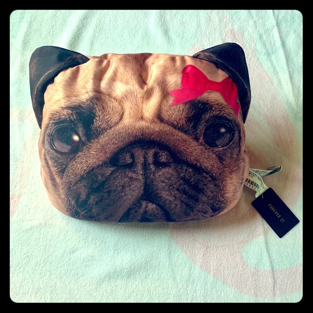 Pug pillow new with tag‼️